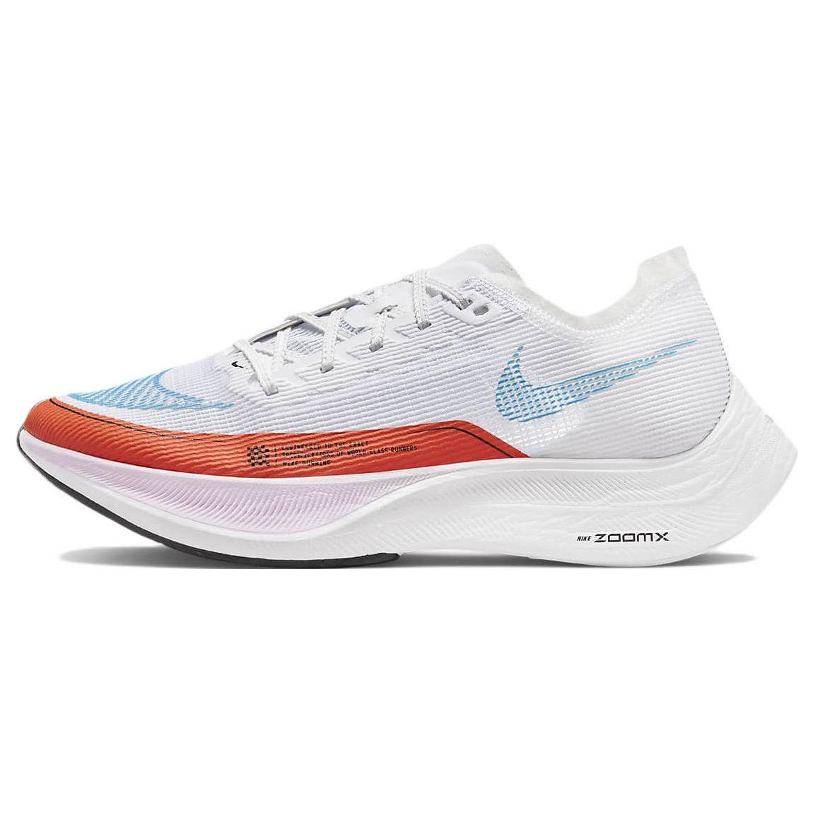 Nike Women s ZoomX Vaporfly Next% 2 White Rush Orange Laser Blue Doll Running Shoes CU4123-102 EU 35.5