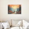 Malowanie Po Numerach Z Ramą Obrazy Do Malowania - Elegancki Jeleń 50X40 Cm