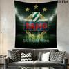 Rapid Vienna logo Wall Hanging Printed Fabric Blanket Decorative Tapestries for Bedroom Living Room Home Decor