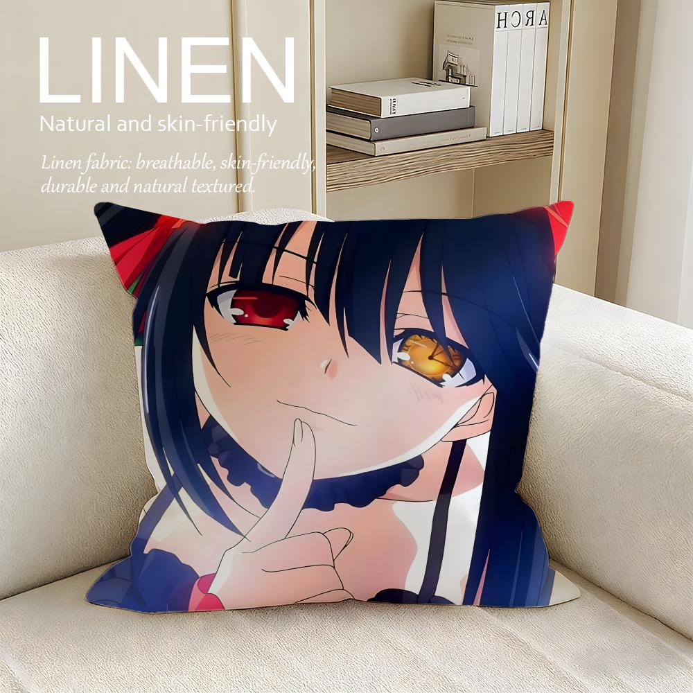 Fantasy DATE A LIVE Cushion Cover Pillowcase Set Pcs x x Breathable Washable Sofa Cushion Cover