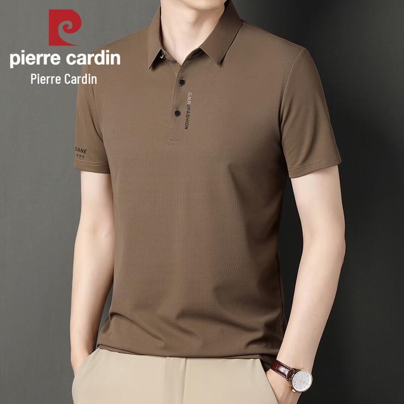 Pierre Cardin Men s Ice Silk Seamless Polo T-Shirt L