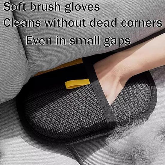 5Pcs/Set Pet Hair Remover Reusable Electrostatic Dogs Cats Hair Removal Gloves Lint Removal Tool for Clothing Furniture Car Seats