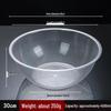 ZISIZ Klar Glas Rund Serveringsskål
