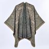 Ethnic Retro Paisley Travel Shawl: Thick European-American Fashion Cloak Scarf