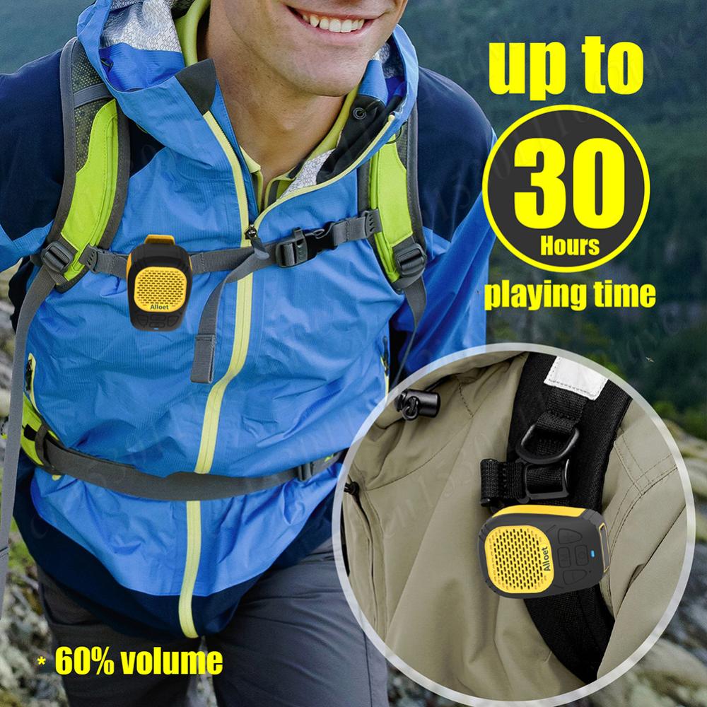 Nositelný Bluetooth-kompatibilní 5.3 reproduktor Vestavěný mikrofon Mini reproduktor Magnetický klip Bezdrátový přenosný reproduktor pro Cyklistiku/Turistiku