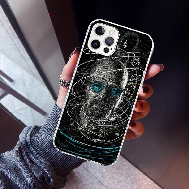 Breaking Bad WalterWhite Phone Case For iPhone 17 Air 11 13 Mini 14 15 Plus 16 12 Pro Max 16E SE 7 8 Pattern Soft TPU Back Cover