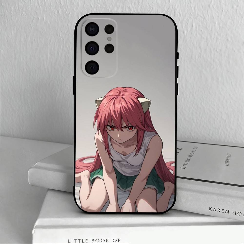 E-Elfen Lied L-Lilium Lucy  Phone Case For Samsung S25,S24,S21,S22,S23,S30,Ultra,S20,Plus,Others Soft Black Cover