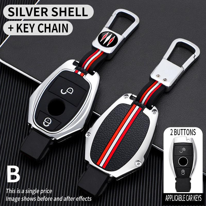 Car Key Case Cover Protective Shell Fob for Mercedes Benz A B C E Class GLS GLA GLK GLC CLS CLA AMG W204 W205 W212 W463 W176