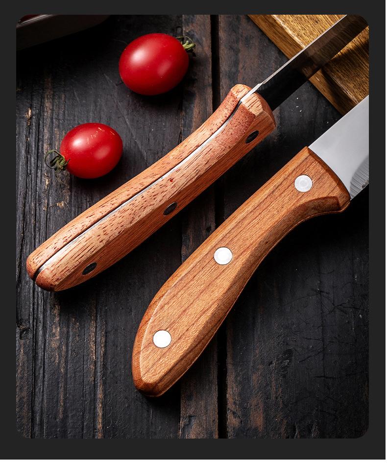 Nerezový vykosťovací nůž Mongolský nůž Nůž na maso Řeznický nůž Nůž na ovoce Nůž Kráječ Nůž