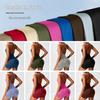 Women's Tie-Dye Cross-Back One-Piece Yoga Suit, Hip-Lifting Athletic Jumpsuit for Outdoor Fitness.