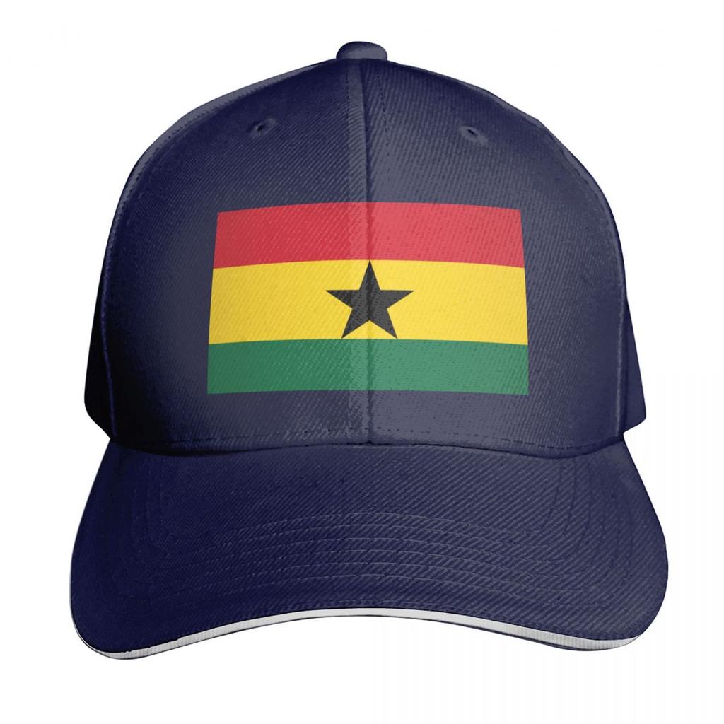 Flag of Ghana Baseball Cap Hard Hat Trucker Cap Streetwear Sunhat For Women Unisexs