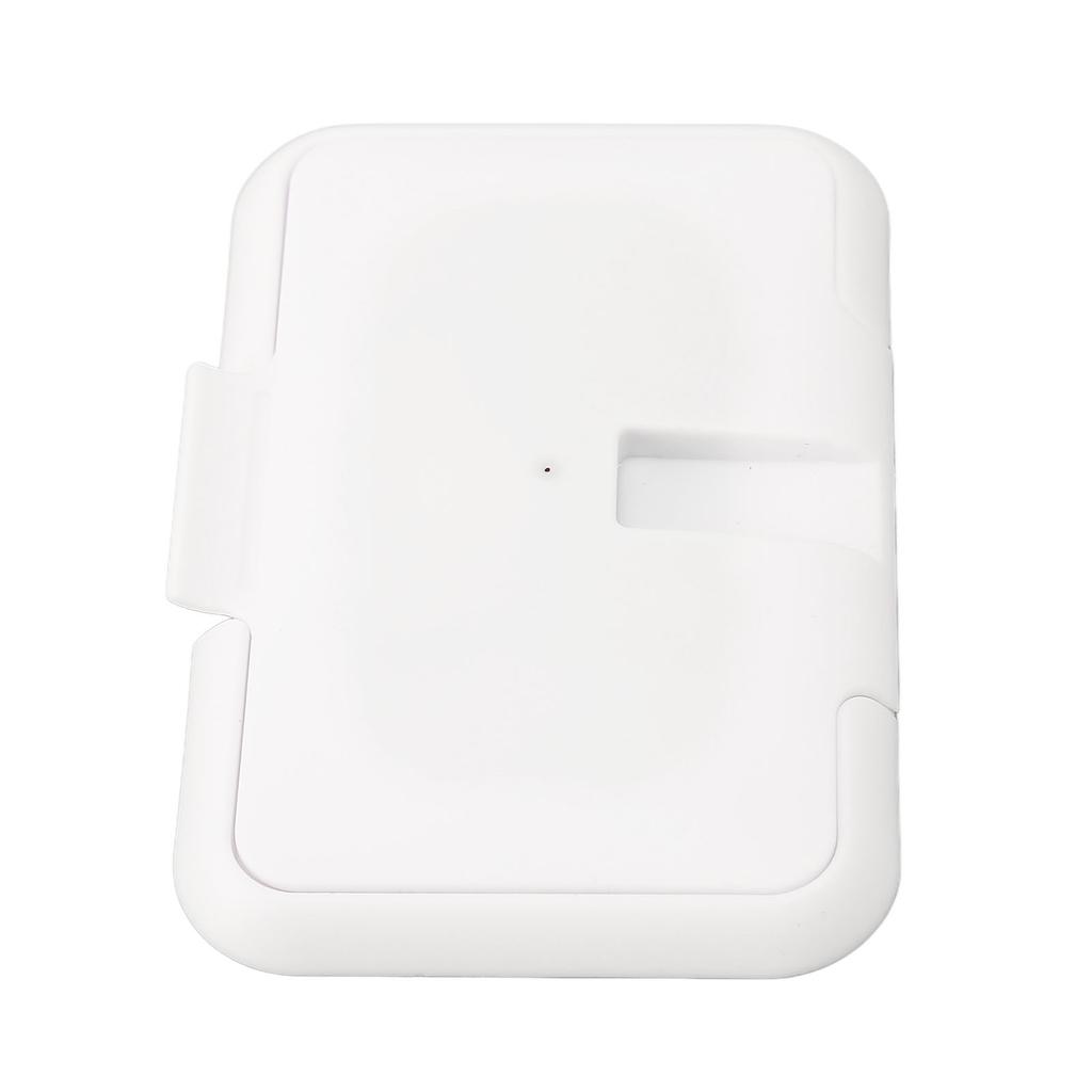 Baby Wipe Warmer Case Travel Holder Refillable Constant Temperature Ultra Thin USB Heating Wipe Case White