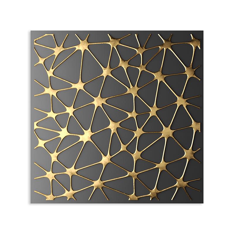 

WCIC новый белый холст сусальное золото серии линия форма и сфера украшение дома живопись украшение стены подвесная картина 30*30cm