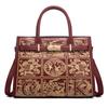 Bolsa de Mão Bordada Feminina Noiva Bolsa de Casamento Atmosférica Grande Capacidade Bordado Para Presente de Aniversário da Mãe