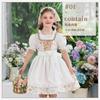 Prairie Colony Kids Costume Oktoberfest Maid Costume Girls Lolita Farm Pastoral Dress