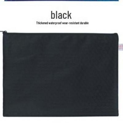 Football Pattern Waterproof A6 Document Bag - Oxford Cloth with Zipper