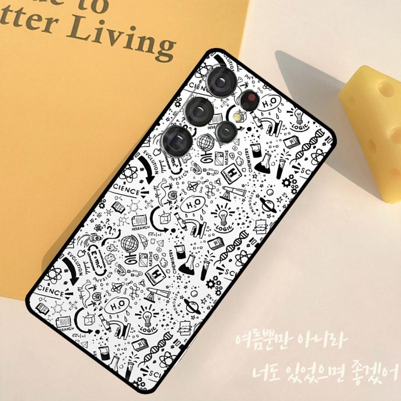 Science Chemistry Caffeine Phone Case For Samsung Galaxy S25 Ultra S9 S10 S20 S22 S21 FE S23 S24 Plus Back Cover Shell