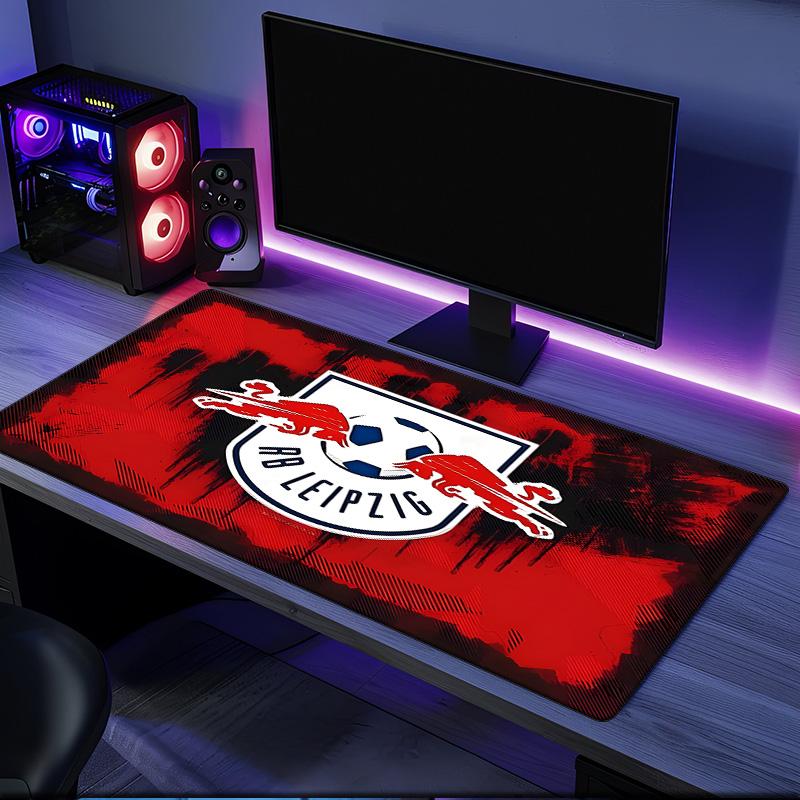 Rb FootballCrest Design Mouse Pad, Rubber Base, Mouse Pad for Gamers and Office Use, Gaming Desk , Easy To Clean Mat Christmas fan gifts
