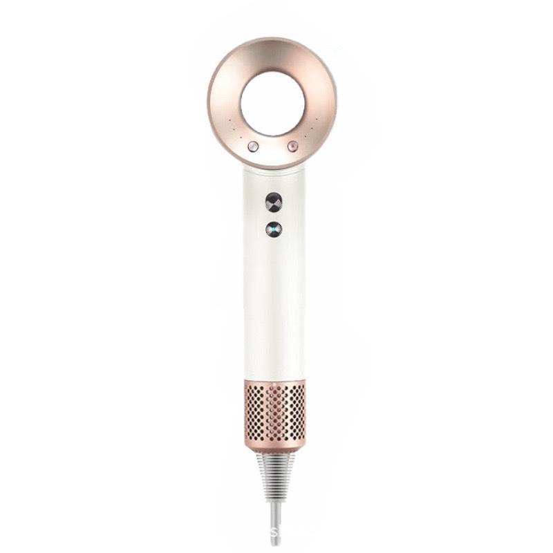 Huaqiangbei Sen High-Speed Negative Ion Hair Dryer, Salon Quality, Strong Wind, Leaf-less Design EU Standard 1.8m + 1 Nozzle + Rack