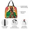 American Music Rapper Snoop Dogg Insulated Lunch Bag for Kids School Cooler Thermal Food Box Tote Portable Lunch Boxes Container