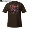 Stitched Plush Demon T-Shirt Mens Womens Tees Top | Cute Creepy Axe Monster | Gothic Horror Tee