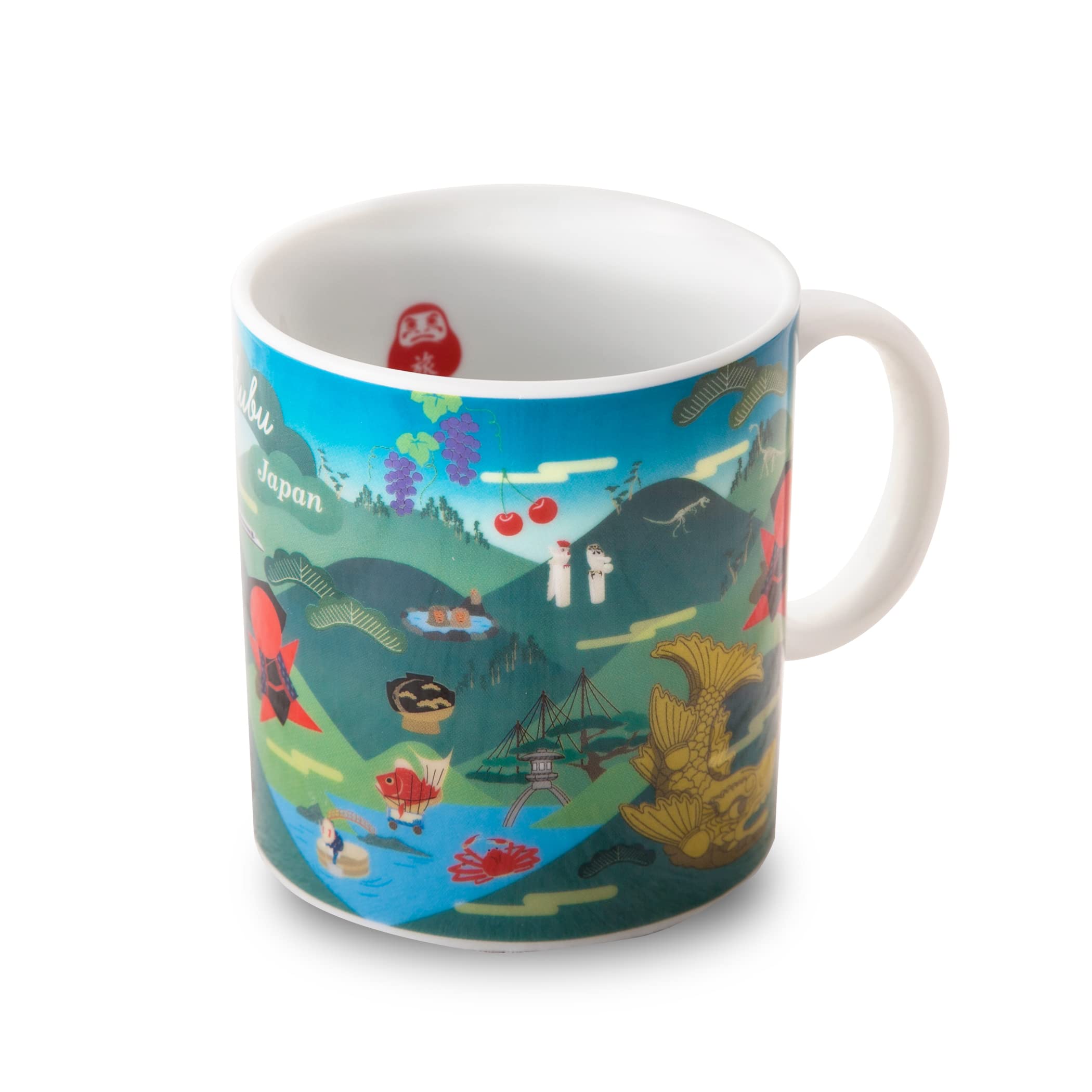 

Noren Mug Made in Mino Ware Large Microwave Safe Stylish Coffee Large Funny Soup Local Business Gift (Japanorama - Chubu) / Japan, Ceramic, 400ml,