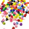 200PCS 6mm Mixed Mini Resin Tiny Buttons Craft Sewing Tools Decorative Button Scrapbooking DIY Kid's Apparel Button PT209