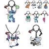 Cute Cartoon Character Stitch Necklace For Halloween Anime Pendant