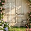 Hollow Out Plant Climbing Frame Umbrella Shape Trellis Flower Rack  Courtyard Decor