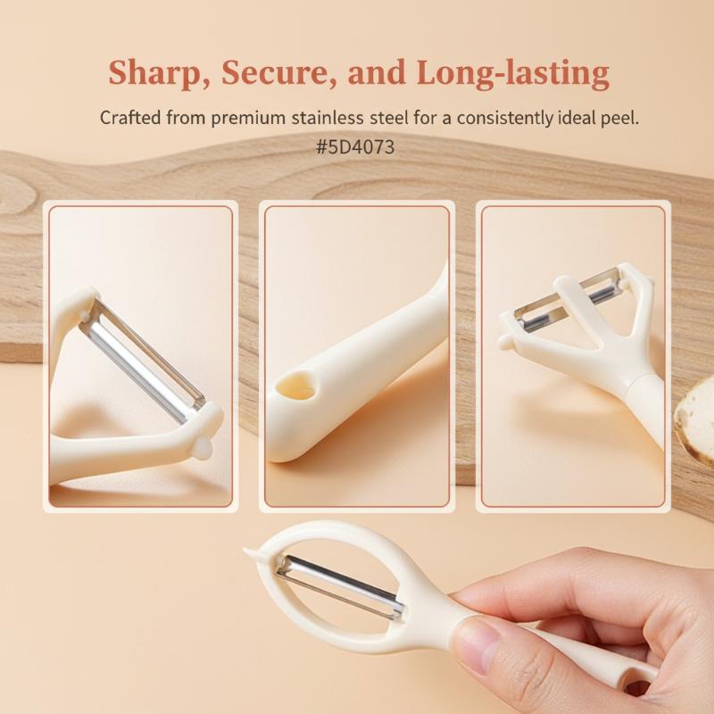 Multifunctional Long Handle Peeler, Sharp Peeler, Fruits, Vegetable, Potato, Carrot, Easy Peeling Tools, Kitchen Gadgets