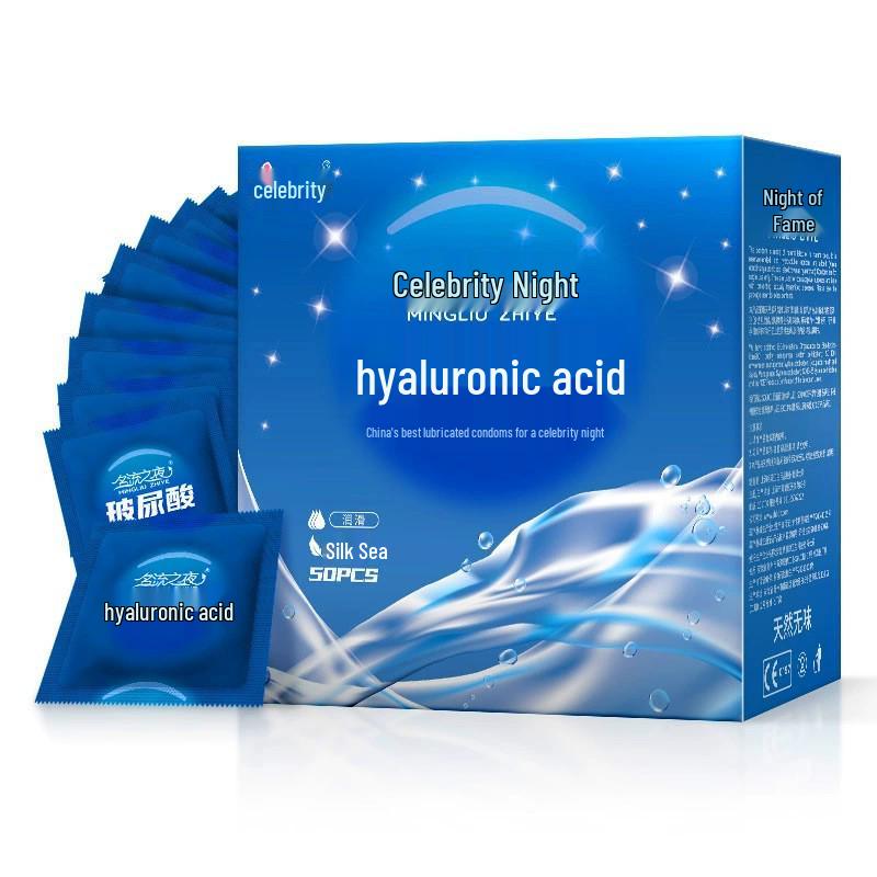 Celebrity Ultra-Dünne Kondome: Eis & Feuer, Super Straff, Lang Anhaltend, mit Hyaluronsäure