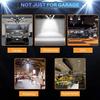 3-10 Panel Deformable LED Garage Light,industrial Lighting Led Ceiling Garage Lamp 8000LM E26/E27 6500K USA Warehouse Shop Light