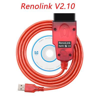 Renolink V2.10 Für Renault OBD2 Auto Diagnose Kabel Airbag Reset/Schlüssel Codierung/ECU Programmierer Ersetzen v1.87 v1.99