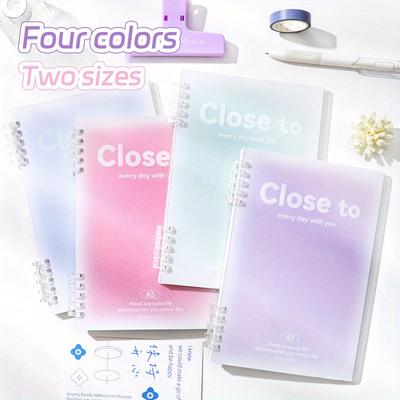 A5 Loose-Leaf Notebook Sheets Binder Lined Book Kawaii Note Set Stationery Office Supplies Writing