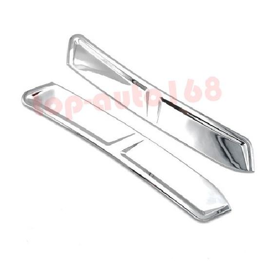 2X Chrome Front Left and Right Wheel Eyebrows Trim For Hyundai Tucson 2022-2023