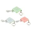 Square Retractable Tape Measure with Keychain Portable Mini Double-sided Soft Measuring Tape Tailor Sewing Cloth Body Measurement Tape