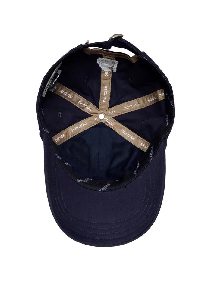 [Essential] NORDISK Wording Cotton Ball Cap_Indigo_OUA24C03N2