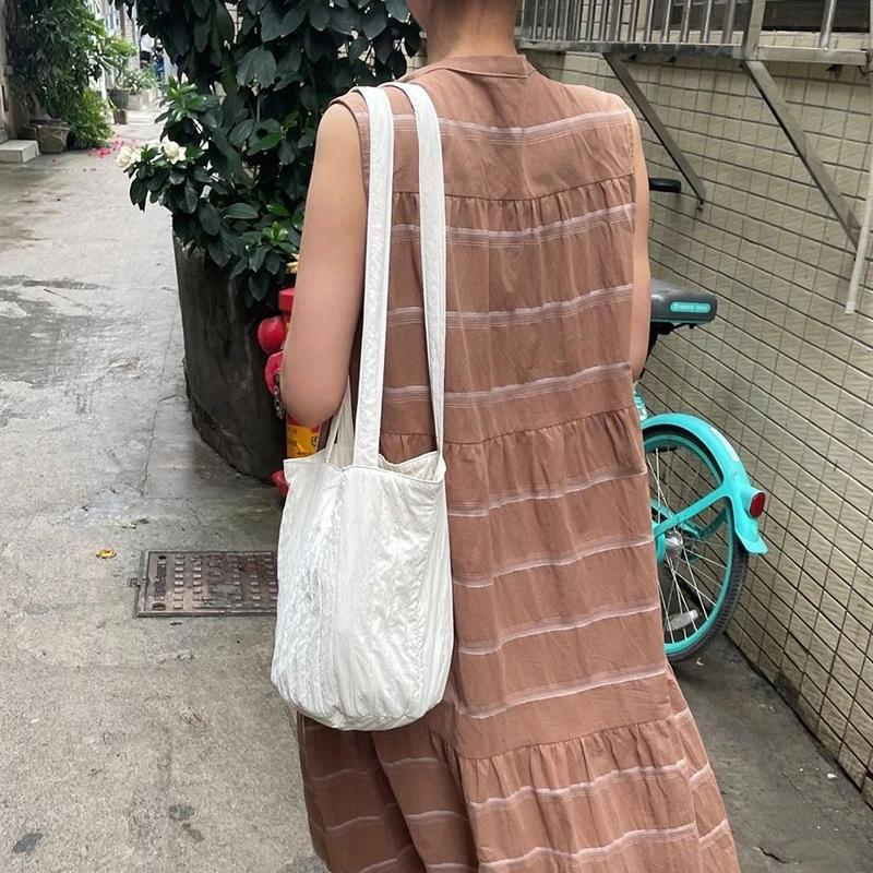 Casual Fashion Bags Women's Shopping Bags Eco-friendly Storage Reusable Shoulder Carrier Bags