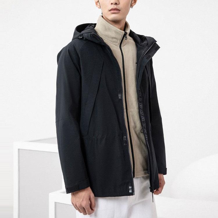 Anta Training Series Two-Piece Warm Casual Jacket Men Tops Black 952147670-4