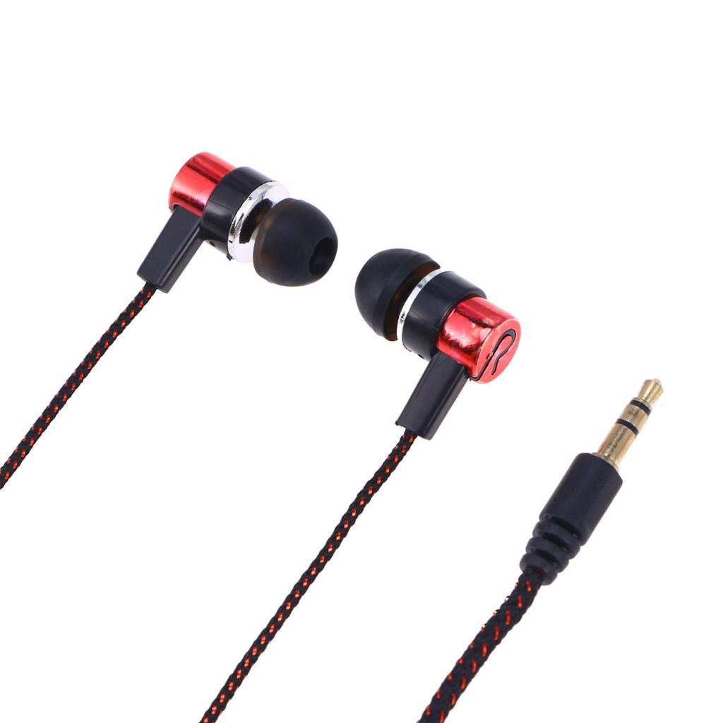 in-Ear Earphone with Heavy Bass Stereo Clear Treble Strong Bass Noise Reduction Comfort Fit for All 3.5mm Devices