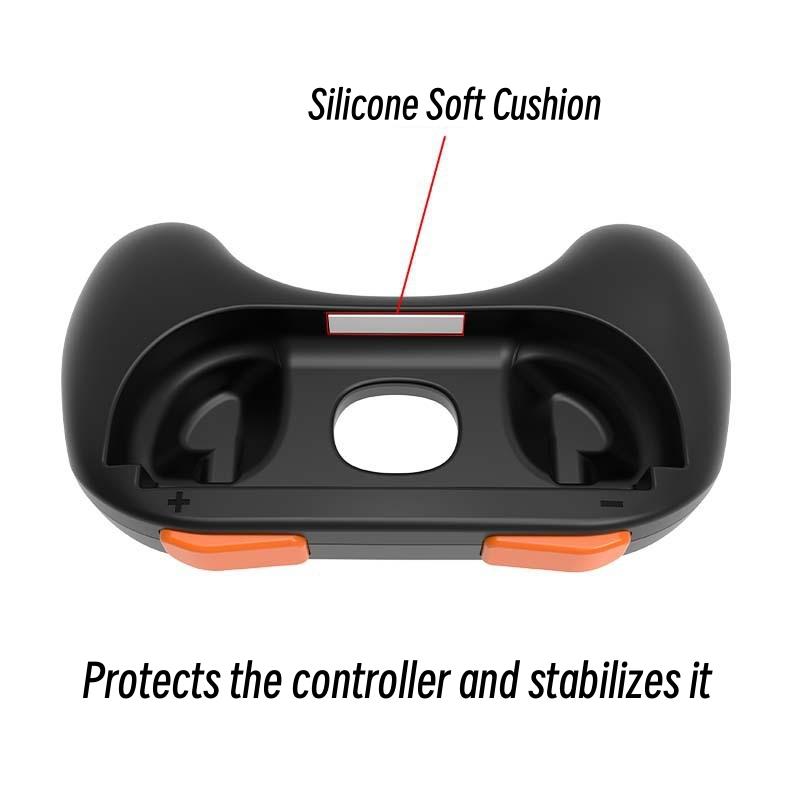 2pcs Gaming Grip Handle Controller for Switch 2 Joy-Con Grips for NS2 Joypad Hand Grip Stand Controller Gamepad Holder Bracket
