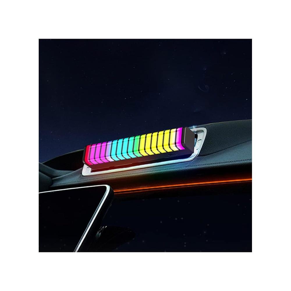 

Interior Car Ambient Lightni Interior Car LED Light with ON/Off Button & Multicolors Sound Active Function TypeC-USB Cable Vent Fixation with