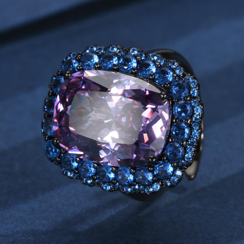 

Autumn And Winter Jewelry Copper Bottom Gold-Plated Simulation Bird S Nest Cut Color Treasure Temperament Black Gold Set 12 * 16