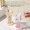 Travel Toiletry Set with Mouthwash Cup Toothbrush Station Toothpaste Storage Integrated Organizer Drainage Design Bathroom Holder