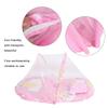 Portable Folding Cute Cartoon Pattern Baby Mosquito Net with Sleeping Pad Pillow