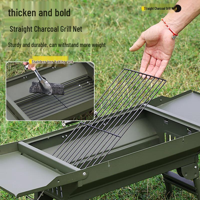 Portable Foldable Charcoal BBQ Grill