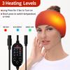 Winter Full-Wrap Heated Headband 3 Heat Settings Head Warmth/Migraine Relief Stress Relief Better Sleep Adjustable Tightness
