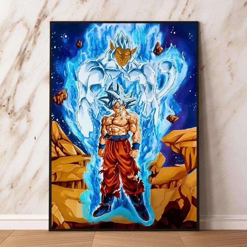 Anime Canvas Painting Print Picture Goku Vegeta Hd Poster Children's Bedroom Decoration Wall Art Home Prints Gifts