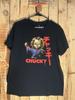 Chucky Wanna Play Japanese Official Movie Promo Black Shirt Men’s Large Unisex T-Shirt