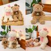 Plush Baking Bear Toy Cartoon Soft Stuffed Animal Doll Cute Bakery Decor Gifts